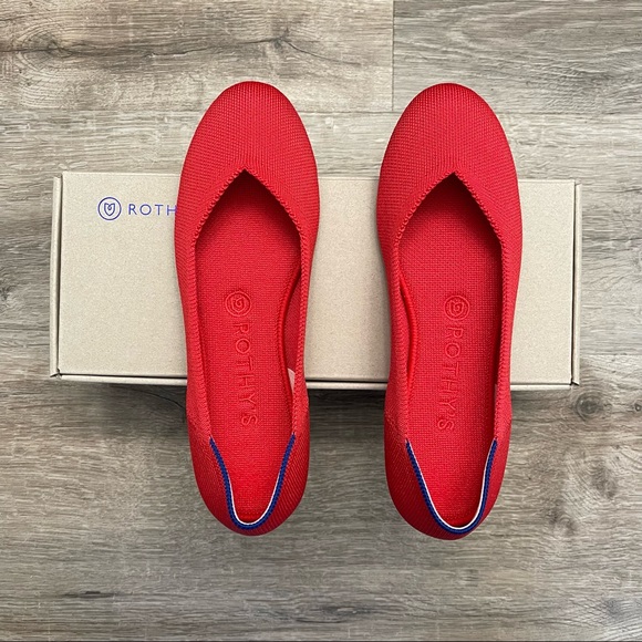 NIB Retired Rothy’s Flat sz8 in Ruby - Picture 2 of 7